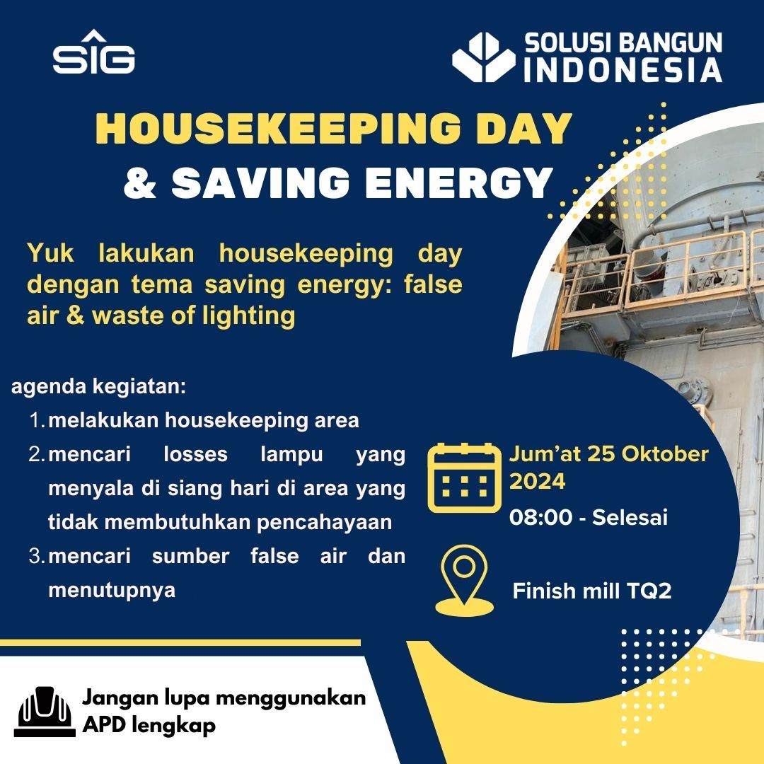 Flyer Housekeeping & Saving Energy 2024