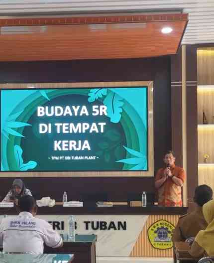 Sharing session Budaya 5R dengan SMKN3 Tuban