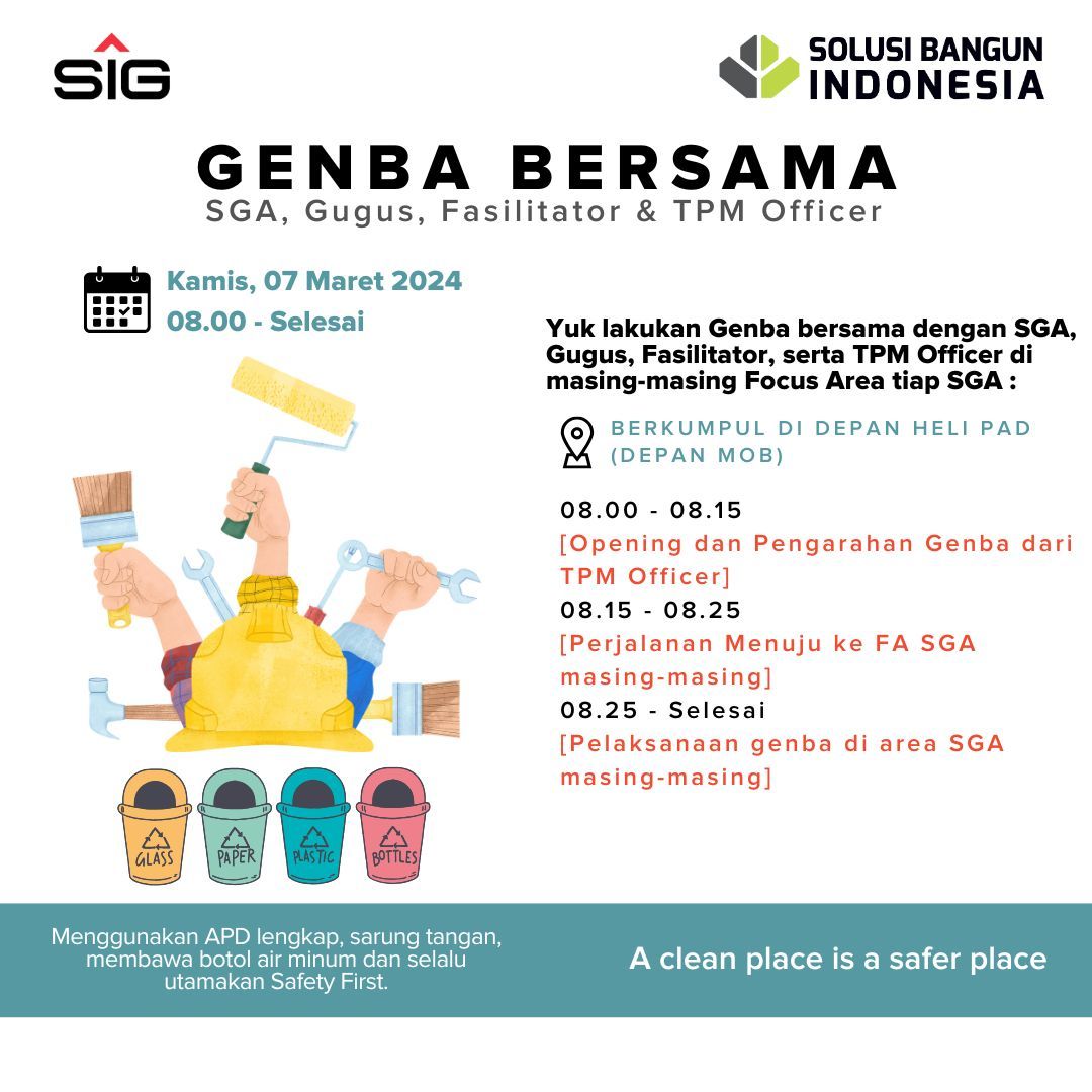 Genba Bersama Bulan Maret